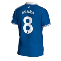 Fotbalové Dres Everton Amadou Onana #8 Domácí 2023-24 Krátký Rukáv